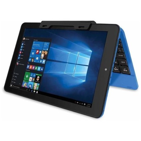 2017 RCA Cambio 2-in-1 10.1" Touchscreen Detachable Tablet PC, Intel Atom Z3735F Quad-Core Processor, 2GB Memory, Blue - Envío G