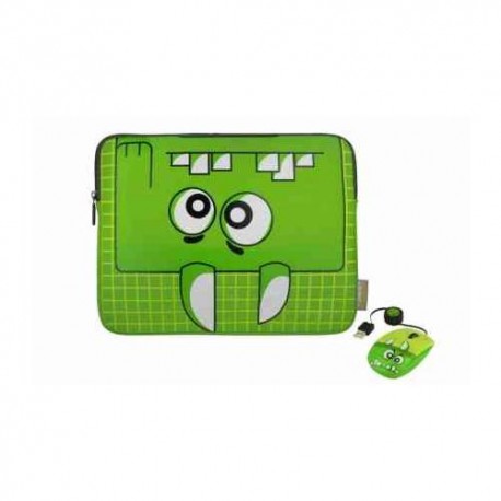 Kit De Funda 14 Y Mouse Color Verde bof&friends - Envío Gratuito