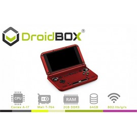 DroidBOX PlayOn RED GPD XD Gamepad Handheld 5 Touchscreen Android 4.4.4, Kodi, XBMC Extra fast RK3288 Quad Core 1.8GHz CPU - Env