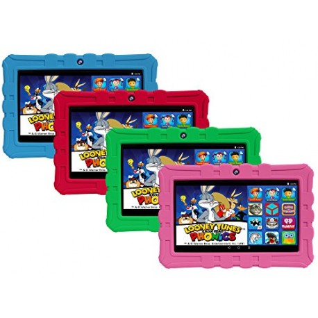 EPIK Learning Tab, 7” Kids Touchscreen Tablet Featuring Android 5.1 OS, Looney Tunes Phonics, 16GB Intel Quad Core Green - Envío