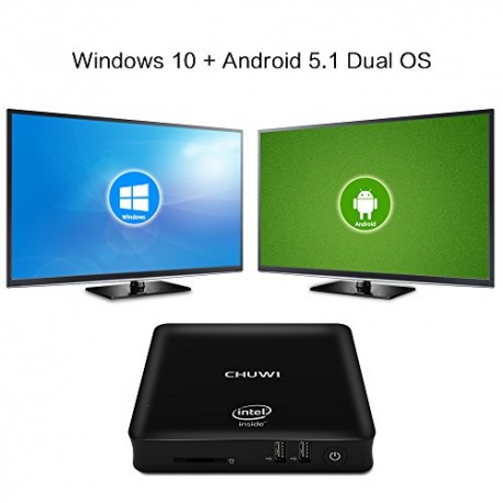 CHUWI HiBox Smart Mini PC 4G 64G Quad Core Intel x5-Z8350 64bit Android 5.1 - Envío Gratuito