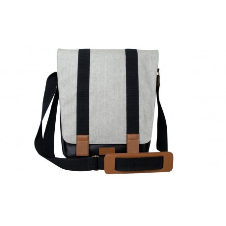 MESSENGER PERFECT CHOICE LAP 14  TAB 10 CANVAS APPAREL (NEGRO GRIS) - Envío Gratuito