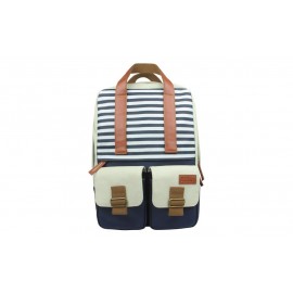 MOCHILA LAP 14 CANVAS - NAVY - Envío Gratuito