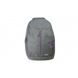 Mochila Perfect Choice PC-081593 - Gris Oscuro con Morado - Envío Gratuito