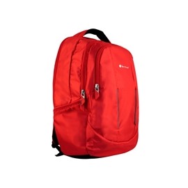 Mochila Tech Zone Rojo 15 6 Varios Compartimentos Repelente Al Agua - Envío Gratuito