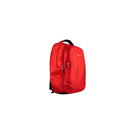 Mochila Tech Zone Rojo 15 6 Varios Compartimentos Repelente Al Agua - Envío Gratuito