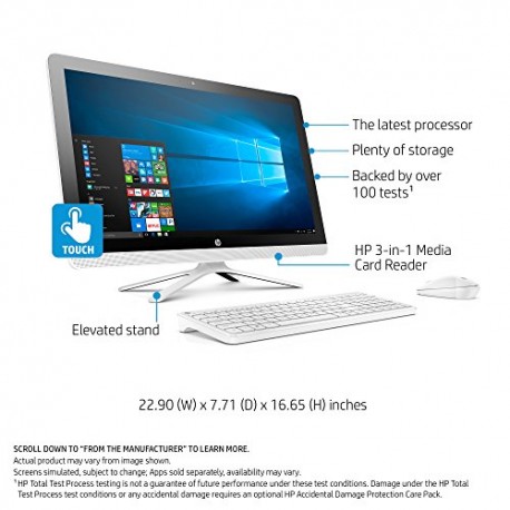 HP 24-g230 23.8" All-in-One Desktop - Envío Gratuito