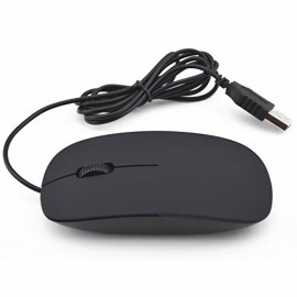 (5 Pack) BacchaBox Black Wired USB 1000 DPI Optical Mouse for Single Board Computer Projects - Envío Gratuito