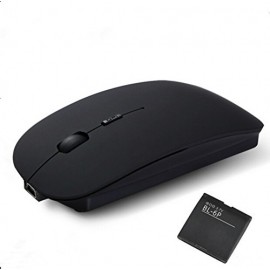 (DPAIR)Ultra-Thin 2.4 G Wireless Rechargeable Mouse for Female with USB Receiver - Envío Gratuito