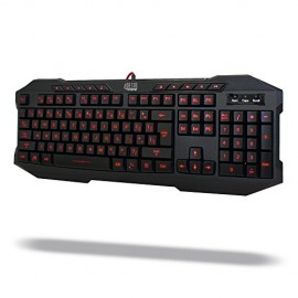 Adesso EasyTouch135 - 3-Color Illuminated Gaming Keyboard - AKB-135EB - Envío Gratuito