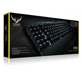 Corsair Gaming K95 Mechanical Keyboard with Back-Lit White LED, Cherry MX Red (CH-9000081-NA) - Envío Gratuito