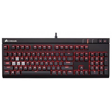 Corsair STRAFE Mechanical Gaming Keyboard - Cherry MX Blue - Cable Connectivity - 104 Key - Compatible with Computer (PC) - Enví