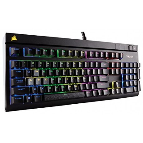 Corsair STRAFE RGB Mechanical Gaming Keyboard - Cherry MX Brown - Cable Connectivity - Envío Gratuito