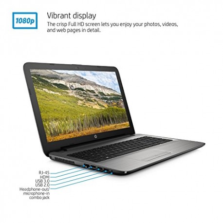 2016 HP 15.6 Full HD IPS WLED-Backlit 1920x1080 High Performance Laptop - Envío Gratuito
