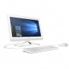 2017 HP Snow White 19.5" Widescreen HD All-in-One Desktop PC, Intel Pentium Quad-Core Processor up to 2.64GHz