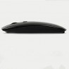 2.4G Wireless Mouse Rechargeable Optical Mice 3 Adjustable DPI Levels With Built-in Battery Power Saving Extra Long - black