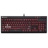 Corsair STRAFE Mechanical Gaming Keyboard - Cherry MX Blue - Cable Connectivity - 104 Key - Compatible with Computer (PC)